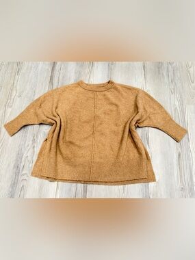 LOU & GREY for Loft Women’s Cozy Camel Brown Knit Pullover Sweater. Xs/S. EUC